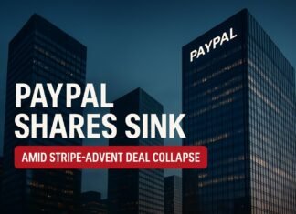 PayPal shares sink — PayPal shares sink amid Stripe-Advent deal collapse